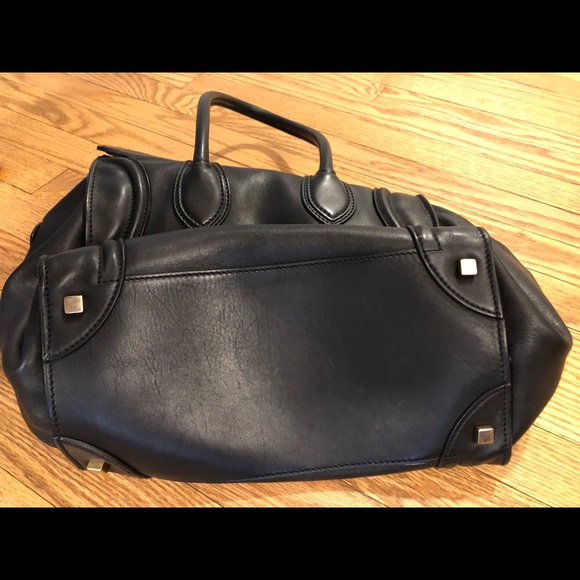 Celine mini luggage tote black preloved authentic - Picture 4 of 6